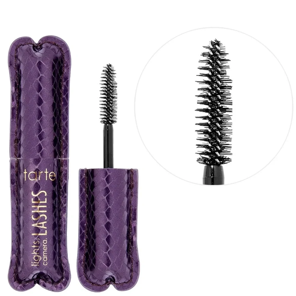 TARTE Black Mini Travel Size Lights, Camera, Lashes™ 4-in-1 Mascara NWT
